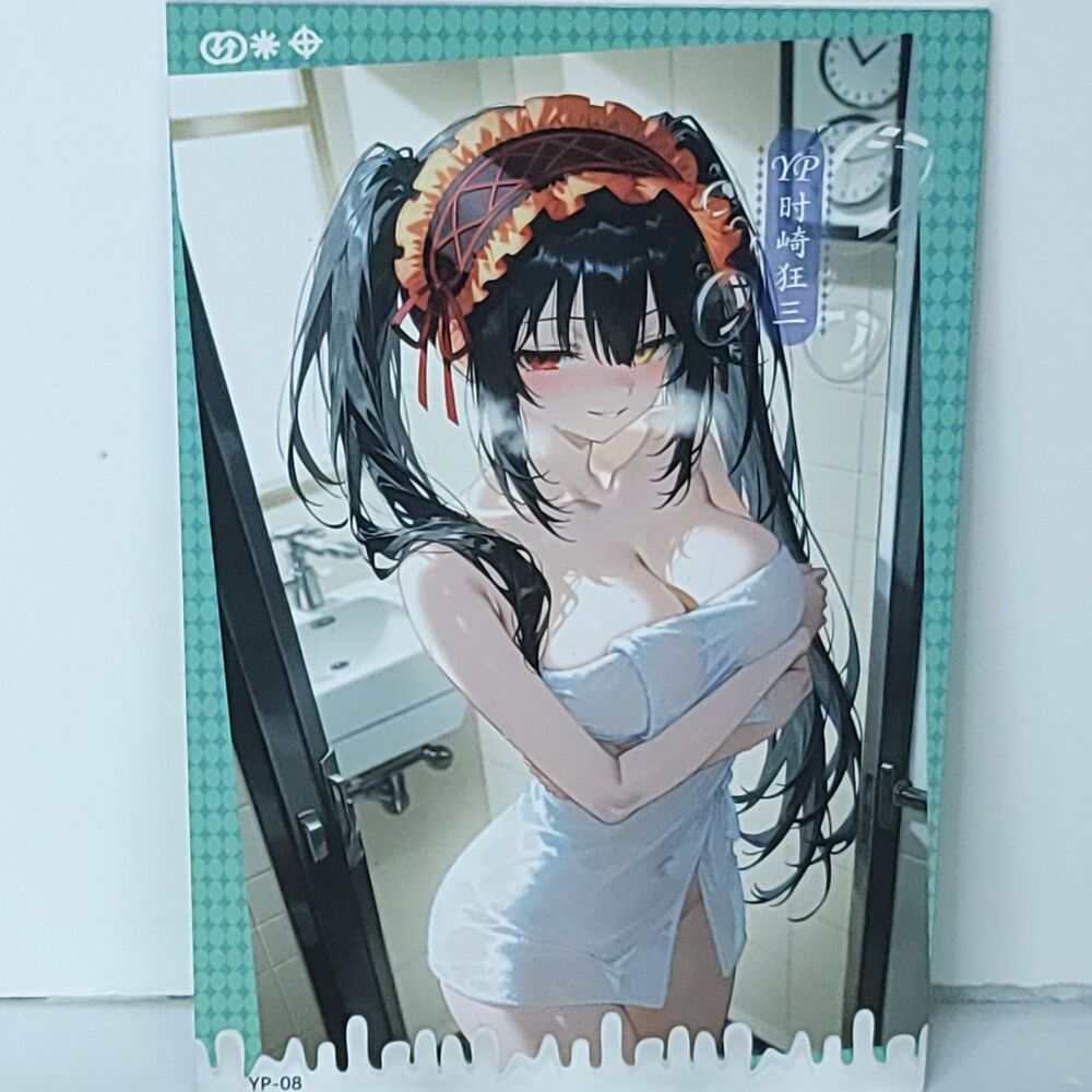 Kurumi Tokisaki Premium Waifu Card Anime Girl Wall Art Oversized Board A5